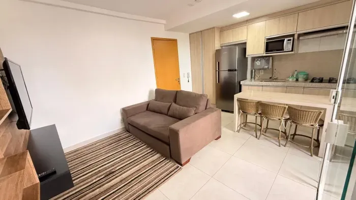 Excelente Flat de 1 Quarto Para Venda no Lozandes - Goiânia - GO