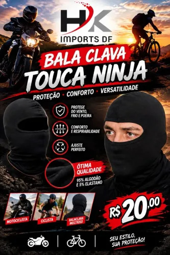 BALA CLAVA MOTO E BIKE TOP