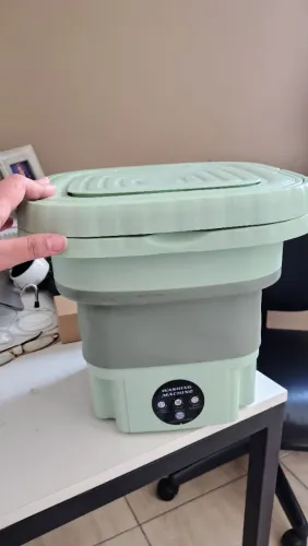 Máquina de lavar Mini Compacta Tanquinho Automático 
