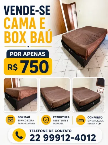 Cama box e baú