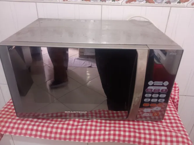 Microondas Brastemp ative 30L espelhado RETIRADA DE PEÇA OU CONCERTO