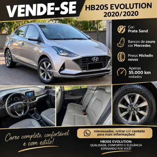 Hyundai HB20S Evolution 1.0 Flex 12V MEC 2020