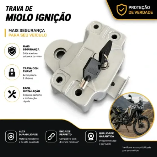 Trava de Miolo Antifurto XRE 300 2018 a 2023 / Sahara