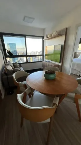 Apartamento com 1 quarto e 2 banheiros para alugar