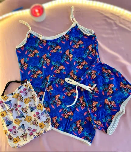 Conjunto baby Doll Stitch