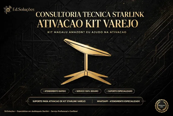 INSTALADOR STARLINK EM TERESÓPOLIS - KIT JÁ VINCULADO? EU RESOLVO