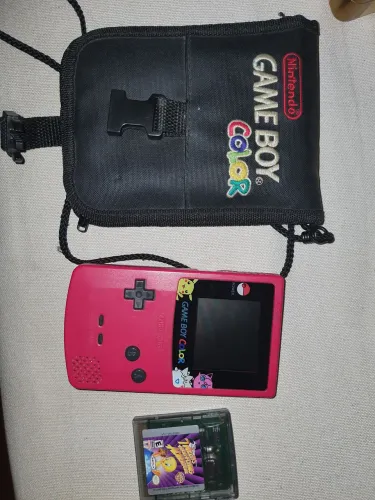 Gameboy color GBC com jogo do piu-piu original e case Nintendo