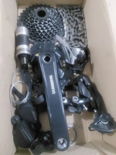 Kit Transmissão Shimano Alívio/Altus