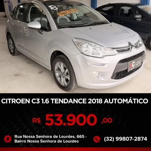 Citroen C3 Tendance 1.6 VTI Flex Start 16V Aut. 2018