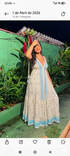 Vestido Indiano NOVO