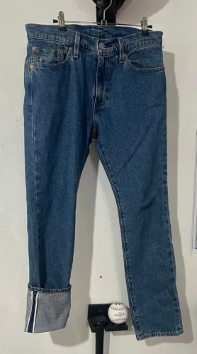 Calça Jeans Levis 511 Selvedge Premium Slim azul