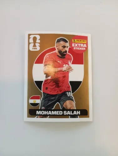 figurinha extra Salah Ouro