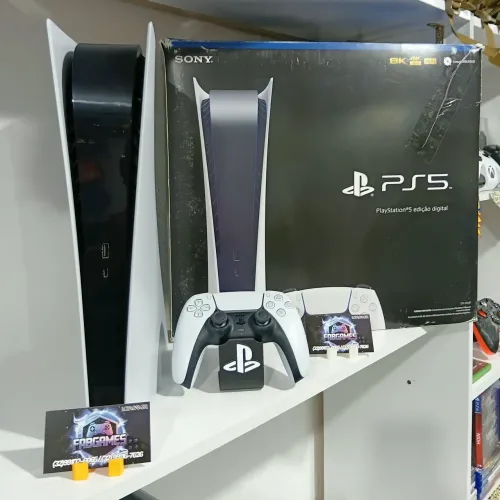 Playstation 5 FAT digital 825gb. Garantia 3 meses aqui na LOJA FABGAMES.