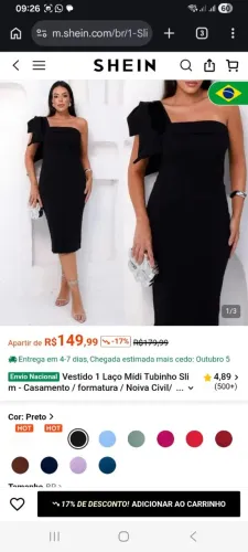 Vestido midi belíssimo