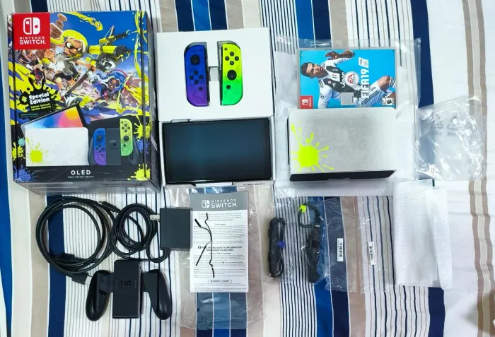 Switch Oled Bundle Splatoon 3 Americano 
