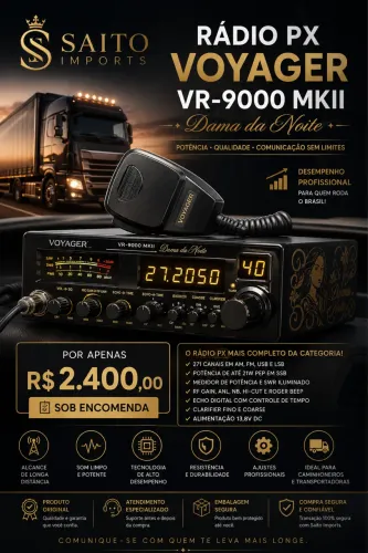 Rádio PX voyager VR 9000