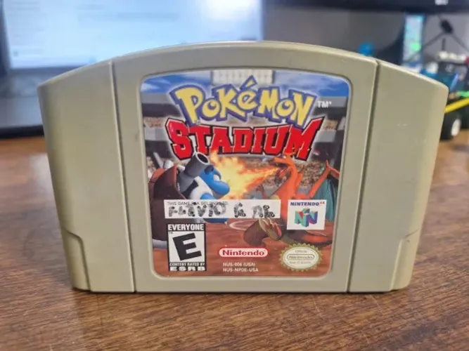 Fita N64 - Pokémon Stadium - Original e Funcionando