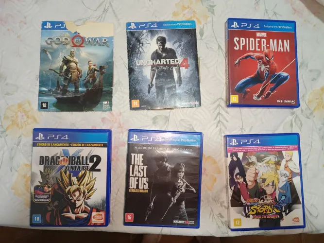 Jogos de Ps4. Vendo todos de uma vez