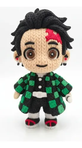 Boneco Tanjiro Colecionável Demon Slayer