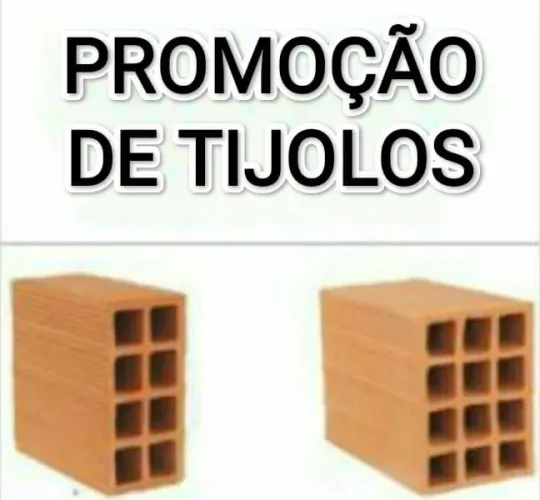 Tijolos em promoção!