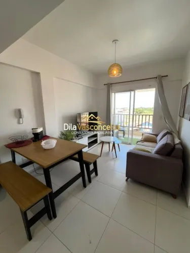 Apartamento para Locação em Caucaia, cumbuco, 2 dormitórios, 1 suíte, 2 banheiros, 1 vaga