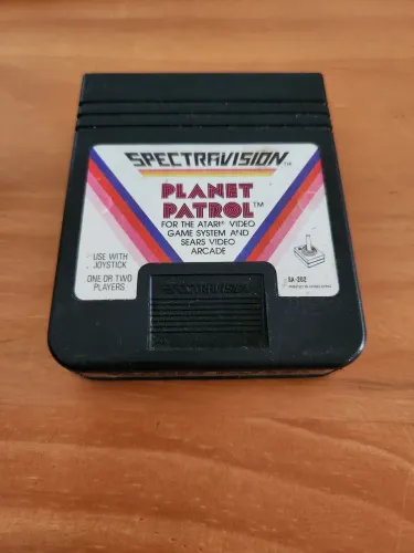 Fita Atari 2600 Planet Patrol - Modelo Spectravision Original