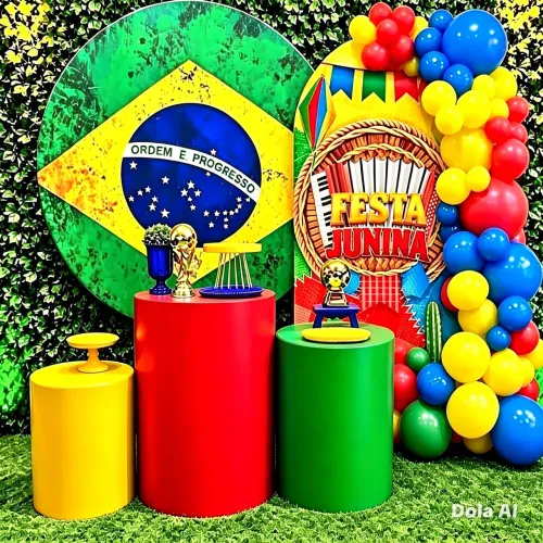 Decoração de festa da copa