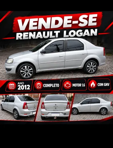 Renault Logan Expression Hi-flex 1.6 8V 4P 2012