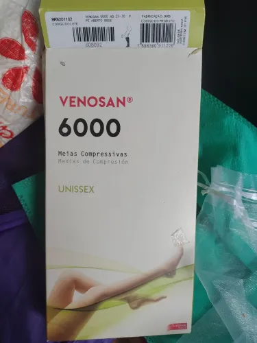 Meia de compressão 3/4 Venosan 6000 tamanho P