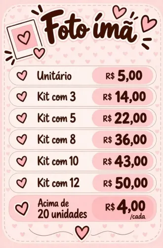 Fotos imã de geladeira 
