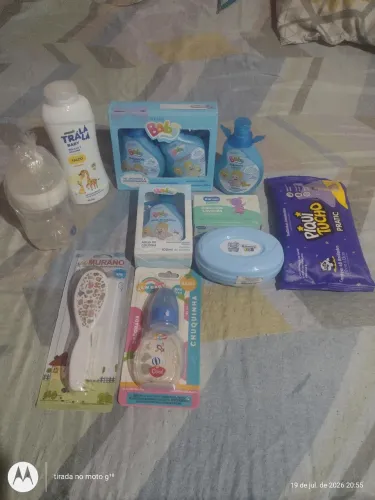 Kit de higiene para bebê menino