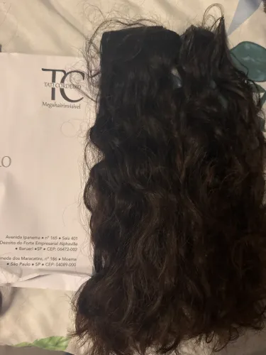 Mega hair fita adesiva enrolado 2c 130gr Tati cordeiro