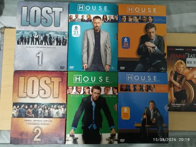 DVD's Dr. House + Lost de brinde