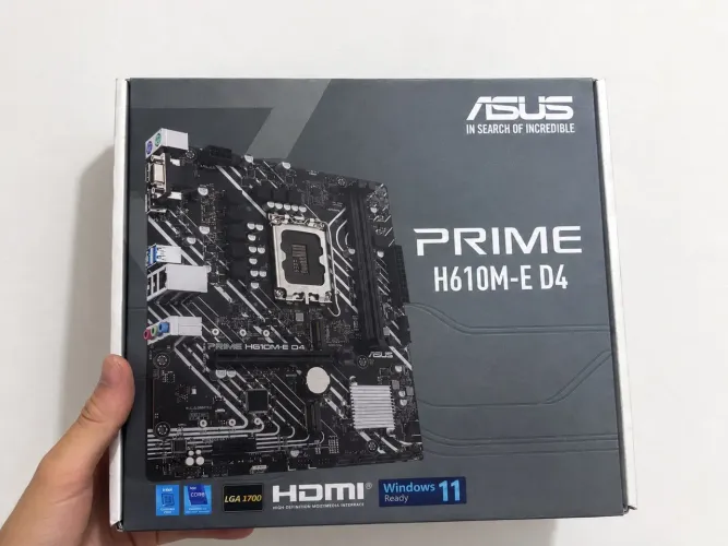 Placa mãe asus h610m-e D4