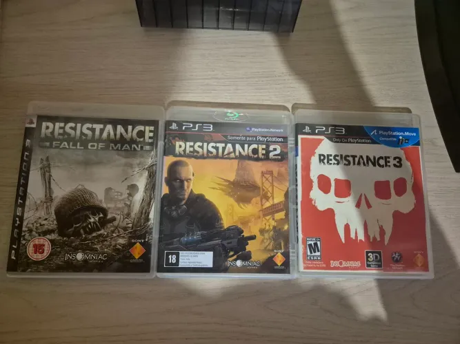 Resistance 1 2 e 3 PS3