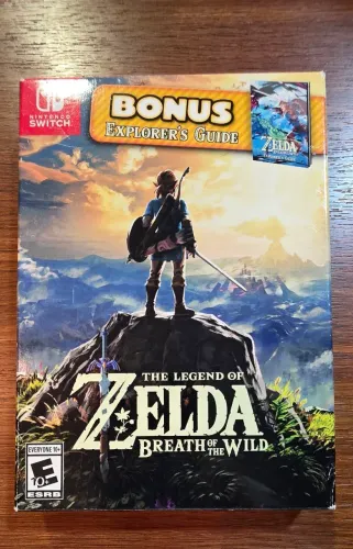 Zelda Breath of the Wild + Explorer's Guide - Nintendo Switch