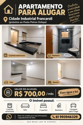 Aluga-se apartamento 