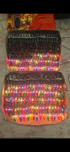 2 Pisca pisca de 100 lâmpadas