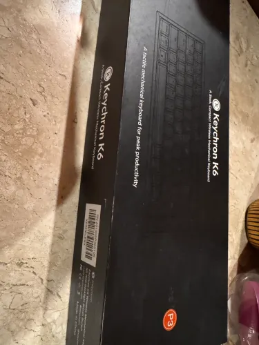 Teclado keychron k6 mecânico gamer