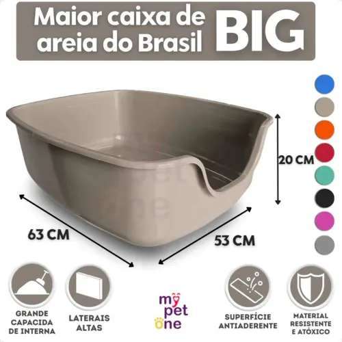 CAIXA DE AREIA GIGANTE PARA GATOS