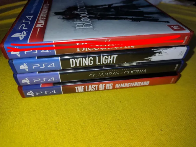 Jogos PS4 Midia Física Seminovos (entrego dependendo do lugar)