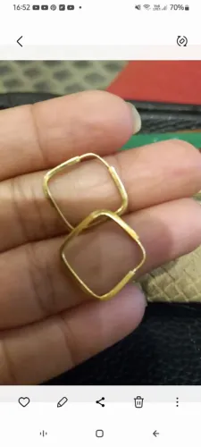 Vendo argola de ouro