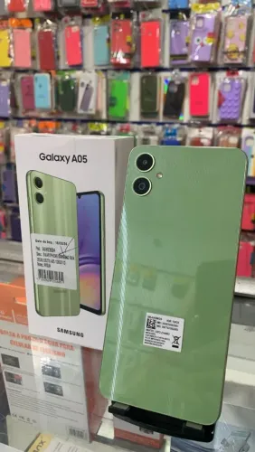 Celular Samsung A05 128GB Completo Todo Original Nota Fiscal
