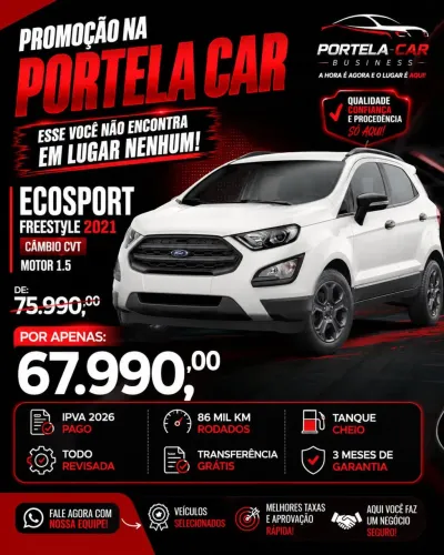 Ford Ecosport SE 1.5 12V Flex 5P Aut. 2021