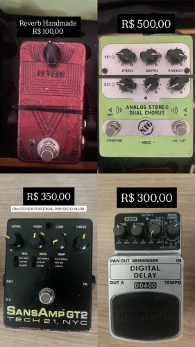 Pedais de Guitarra