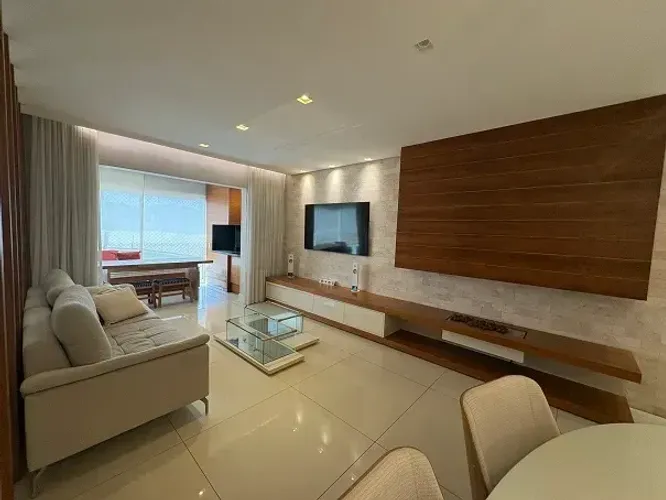 Apartamento 02 suítes com varanda gourmet mobiliado em Alphaville