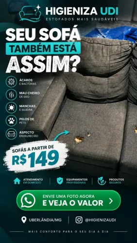 Higienização de sofá ?