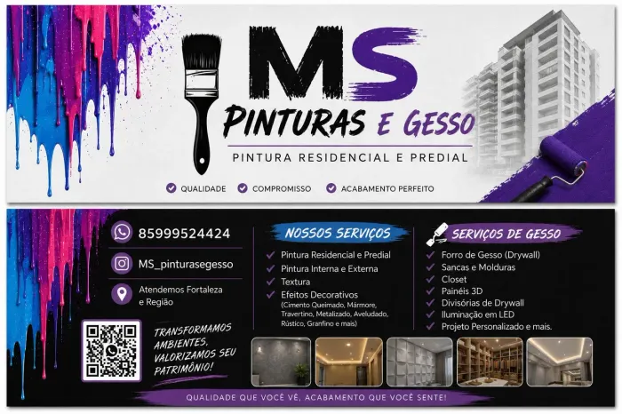 Pintura e gesso 