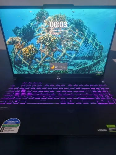 Asus tuff f16 Intel Ultra 5 24gb RAM DDR5 512gb SSD (Com dissipador de calor) RTX 4050