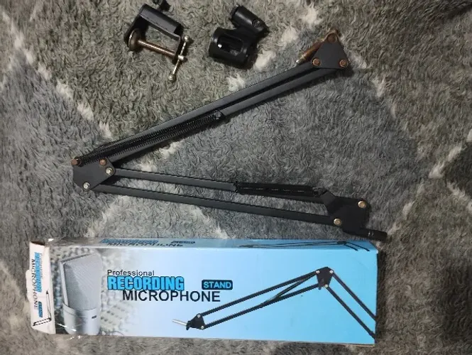 Suporte microfone de mesa 